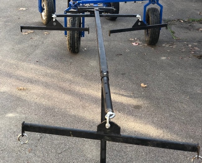 A7 double horse drawbar